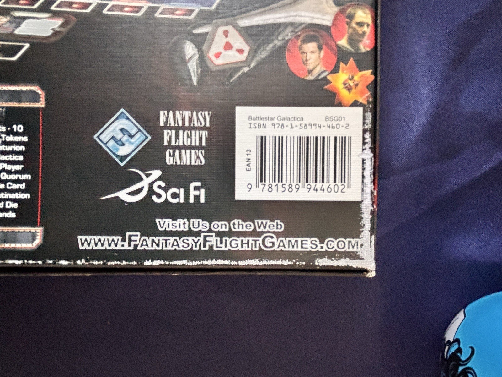 Battlestar Galactica The Board Game Fantasy Flight Games 2008 Complete Sci-Fi