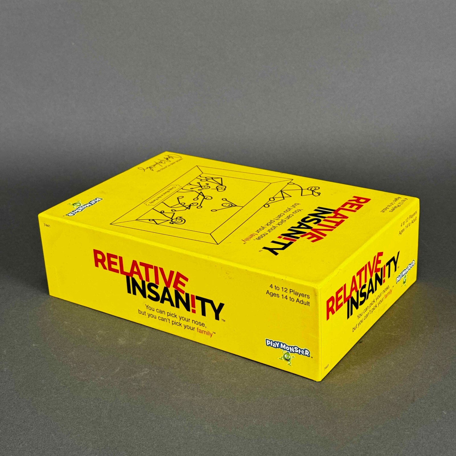 Open Box w/ Sealed Cards Relative Insanity Family Game Play Monster Foxworthy