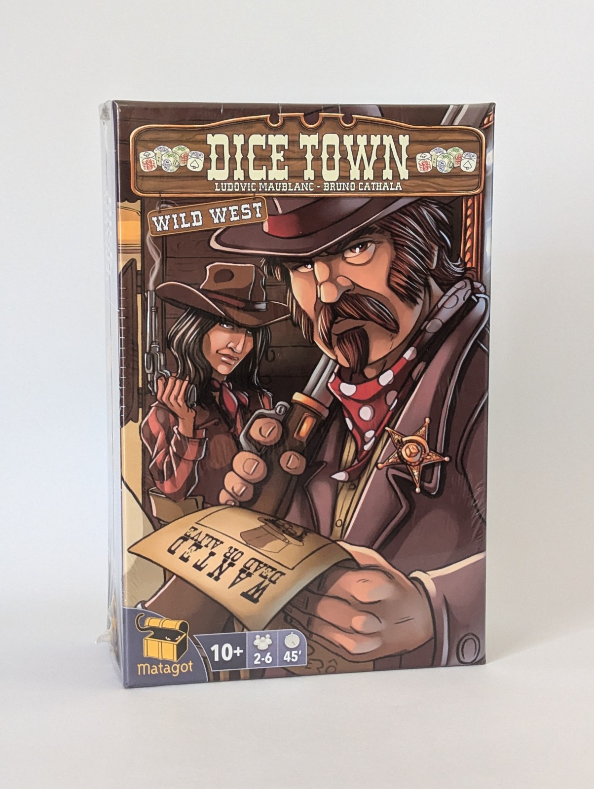 Dice Town Wild West Board Game Expansion by Matagot 2011 Edition Rare New Sealed