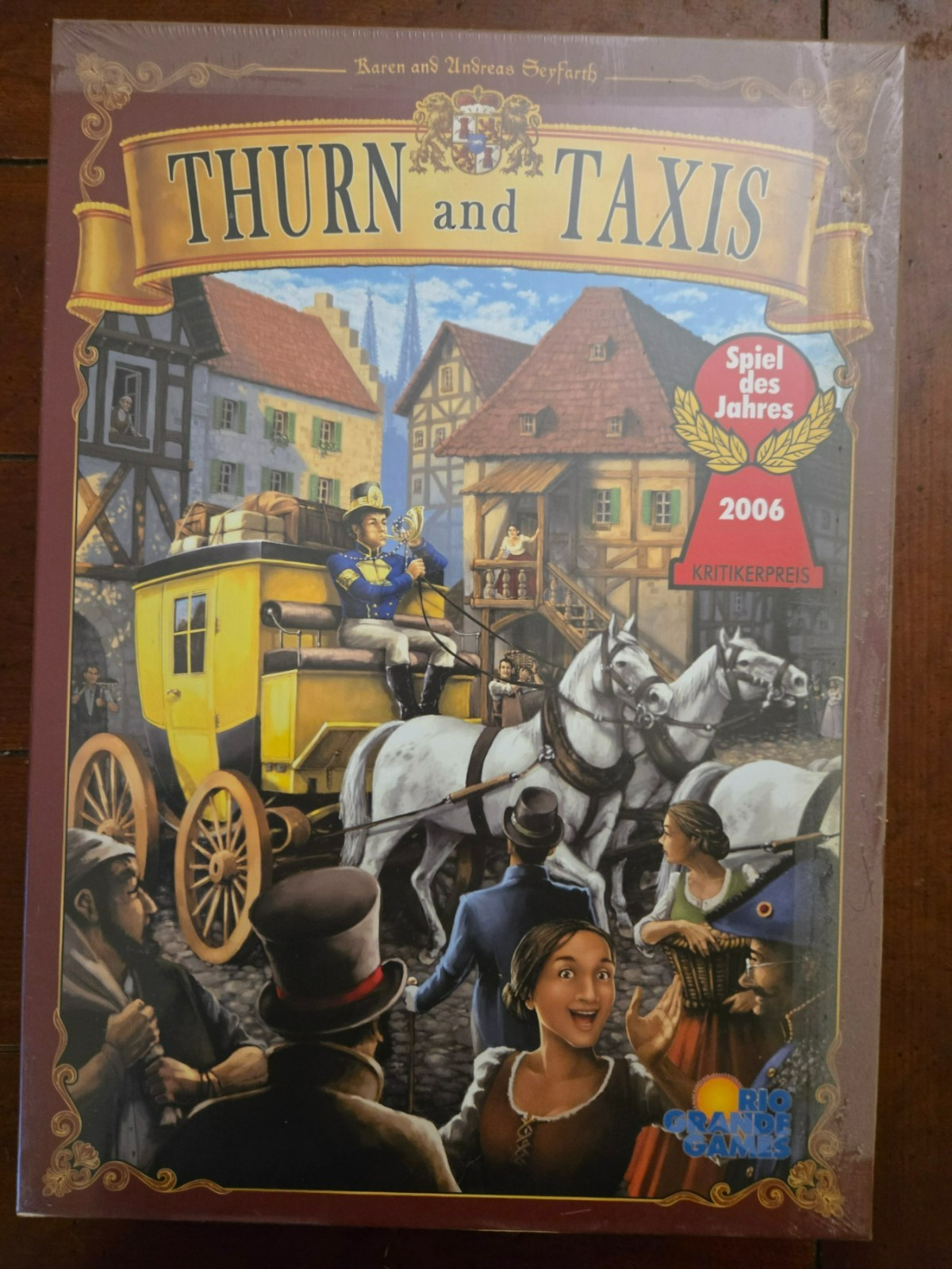 Thurn and Taxis Board Game 2006 by Rio Grande Games New in Shrink Wrap