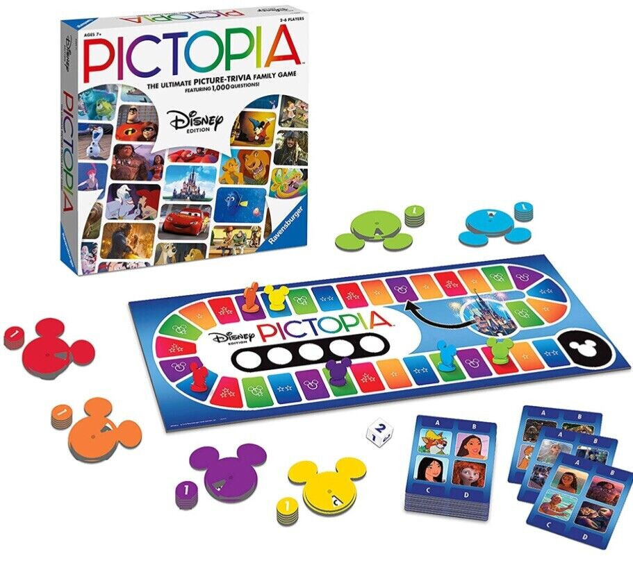 RAVENSBURGER Disney “PICTOPIA” The Ultimate Picture Trivia Family Game ~ LN!