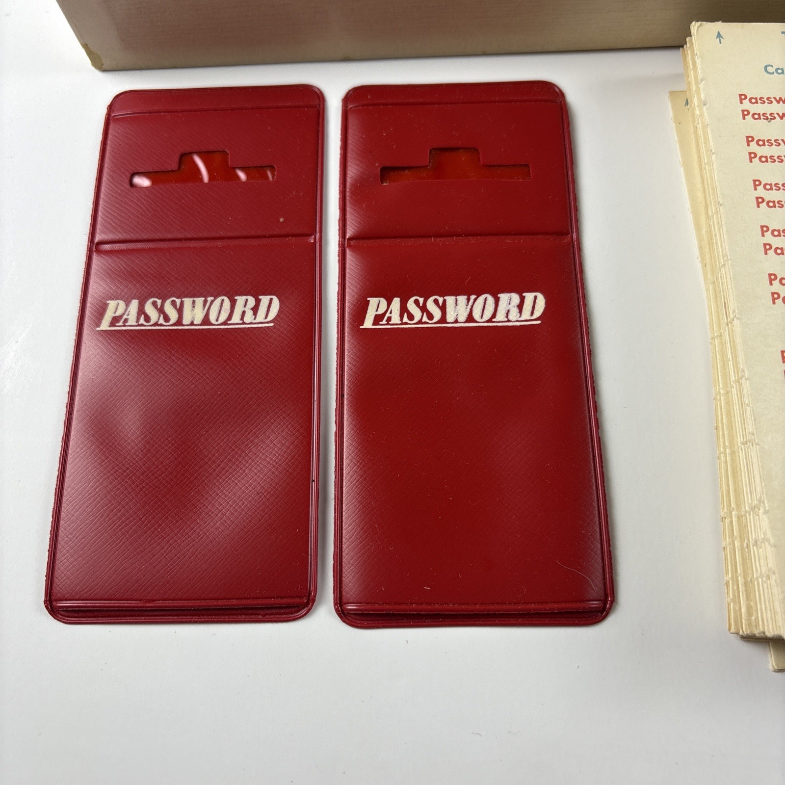 1963 Password Game 4260 Volume Three Milton Bradley Vintage Board Game Retro