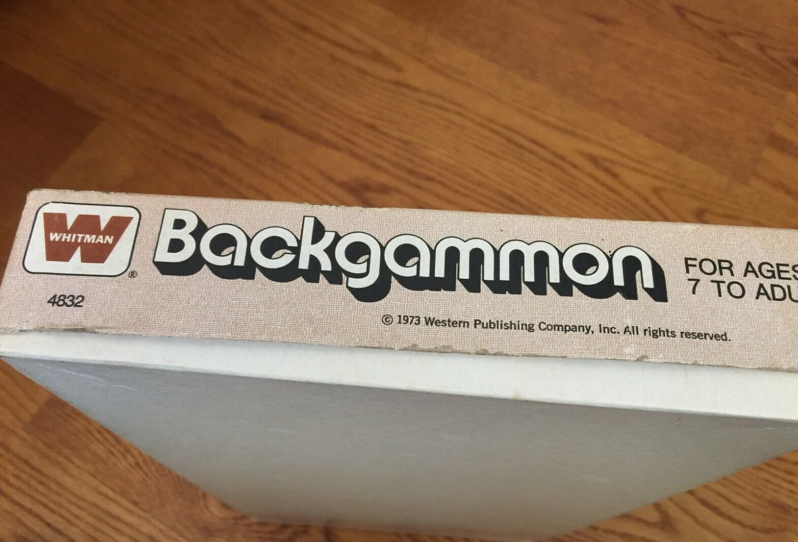 VINTAGE 1973 WESTERN PUBLISHING WHITMAN BACKGAMMON GAME 4832 COMPLETE MADE USA