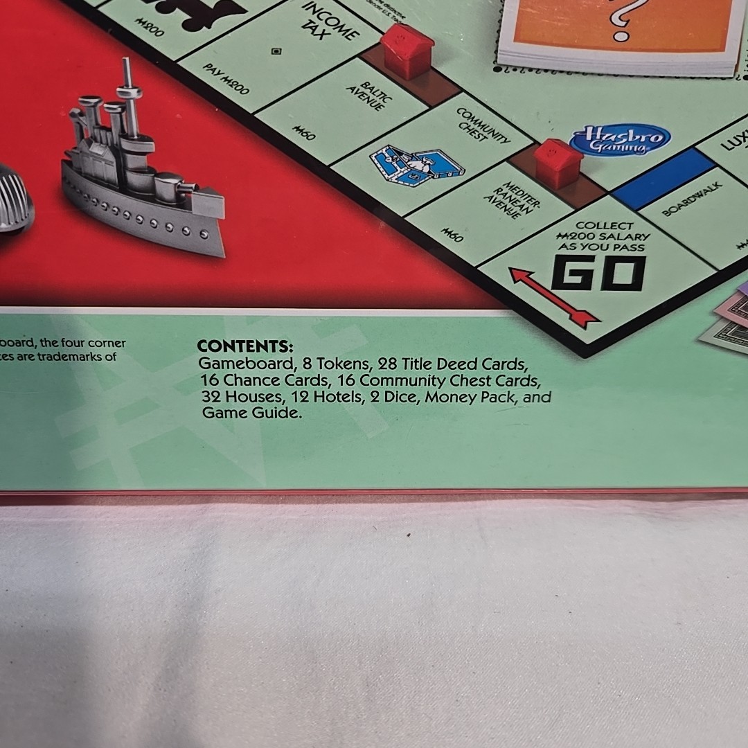 MONOPOLY CLASSIC Hasbro Family Board Game NEW Sealed 2016 New Token Lineup