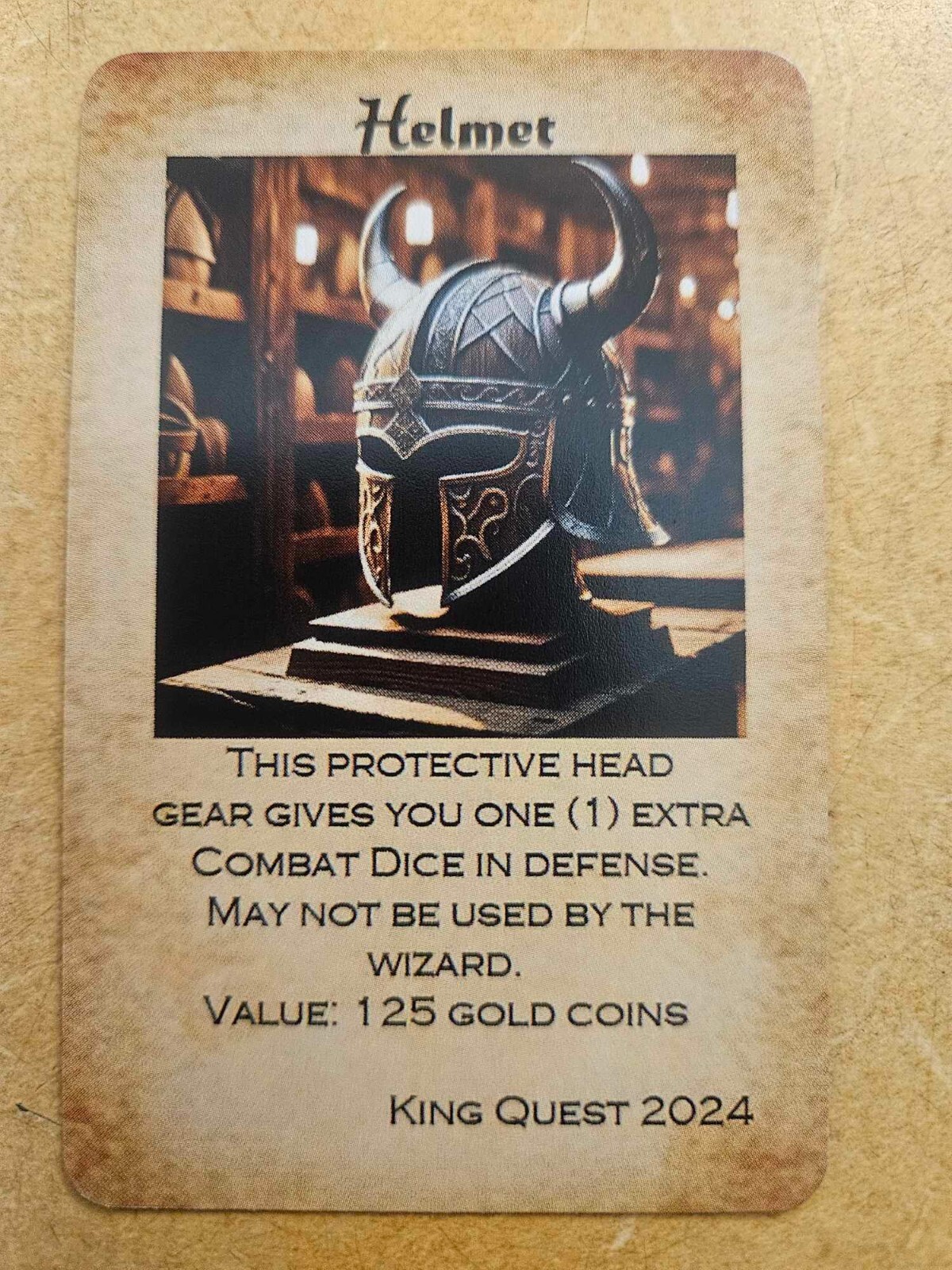 Custom HeroQuest Compatible Equipment Cards (16) – Fan-Made Replacements – New