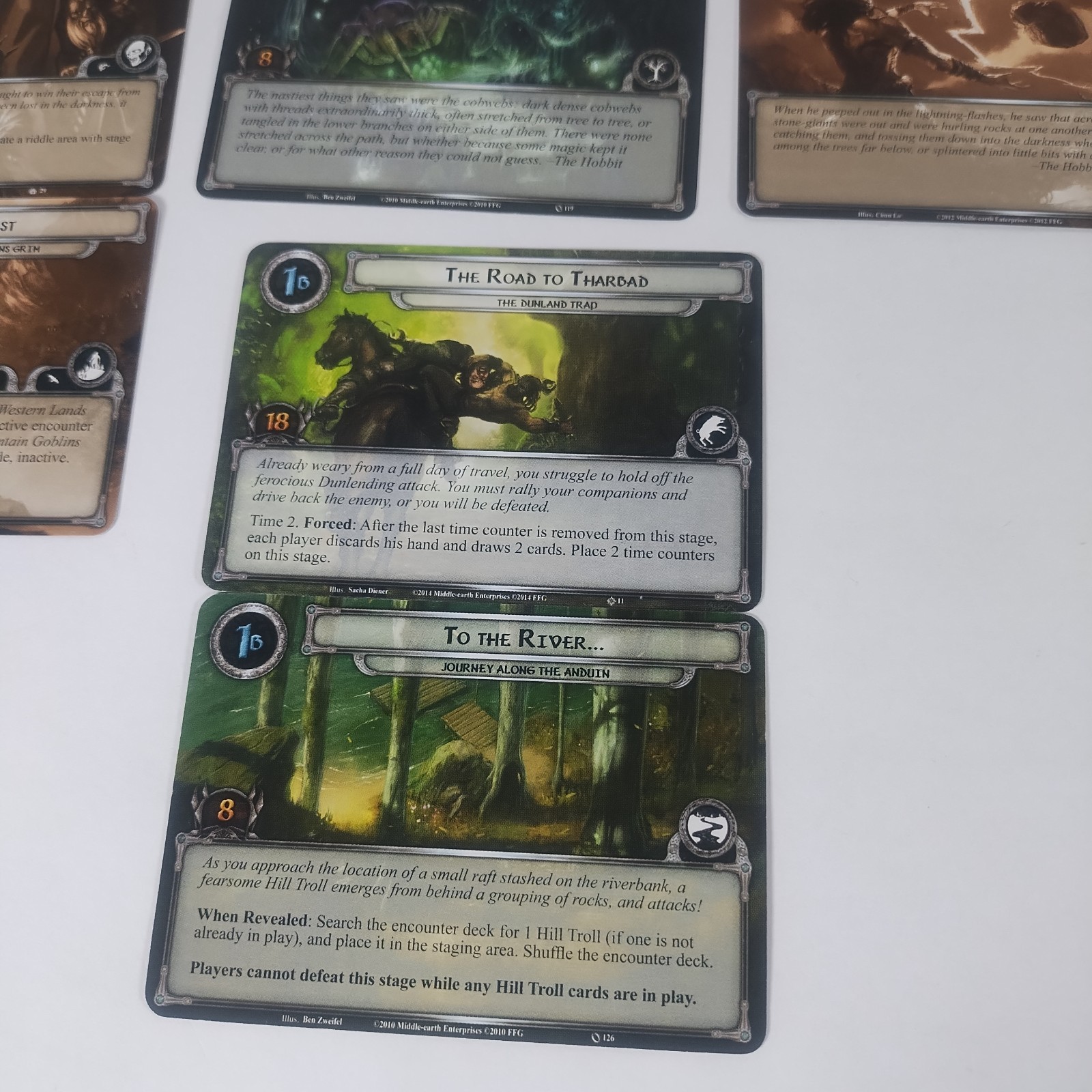 Lord of Rings The Card Game LCG The Hobbit Over Hill and Under Hill – Parts Box