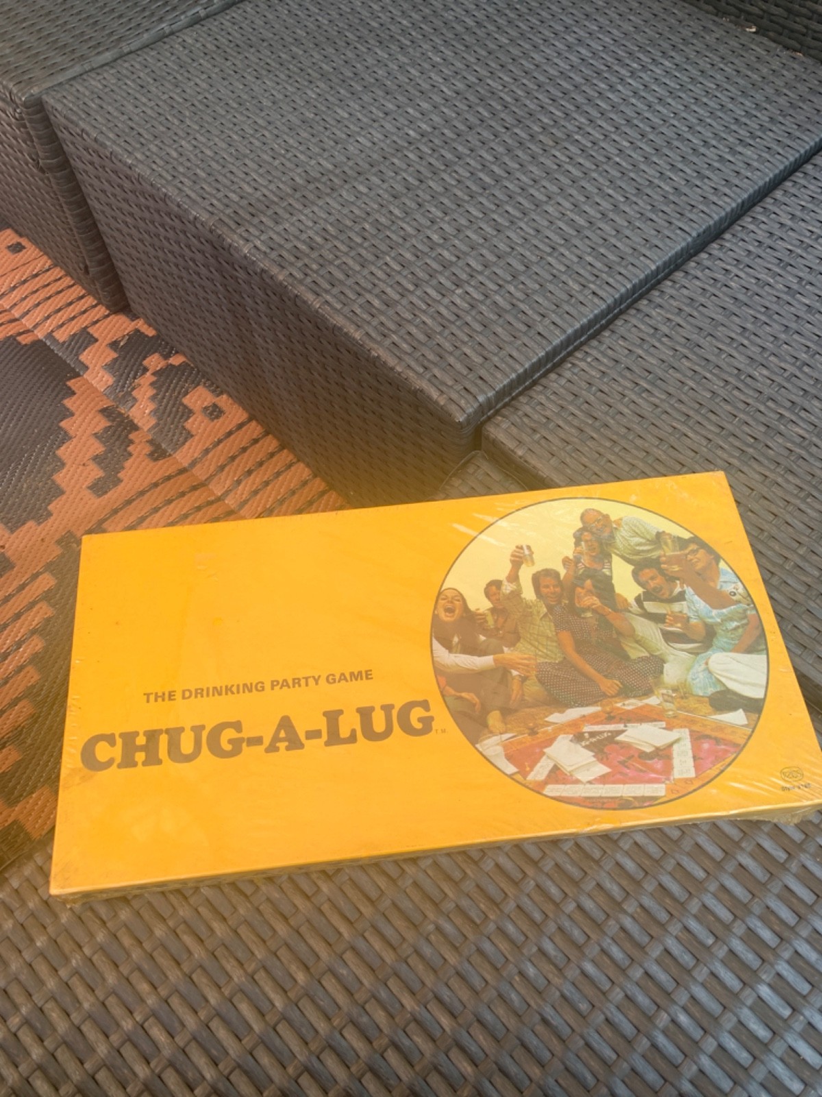 Sealed Vtg 1974 Chug-A-Lug The Drinking Party Game Reiss Board Game