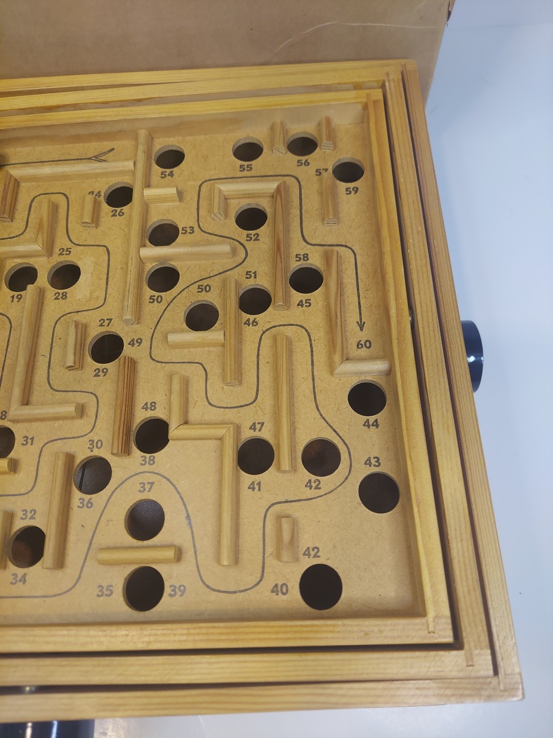 Vintage 1950 Brio Labyrinth Wooden Game with Original Box!!