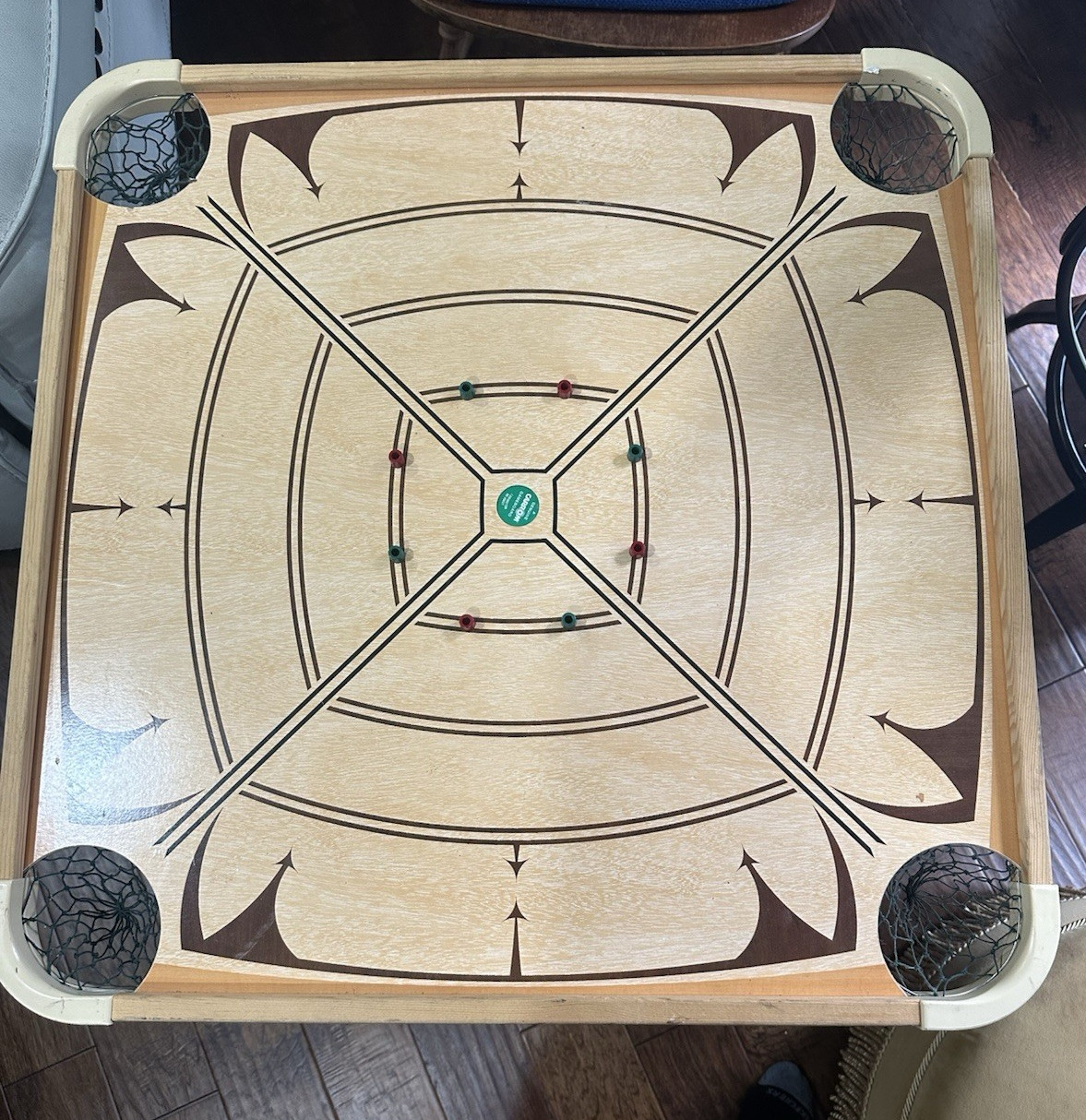 Vintage 2014 Carrom Double Sided Premium Model 100 Game Board.