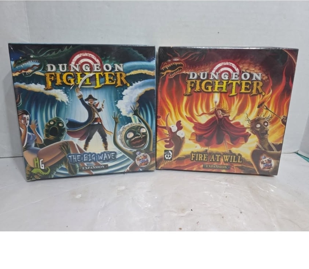 Dungeon Fighter The Big Wave And Fire At Will Expansions Horrible Games Iello
