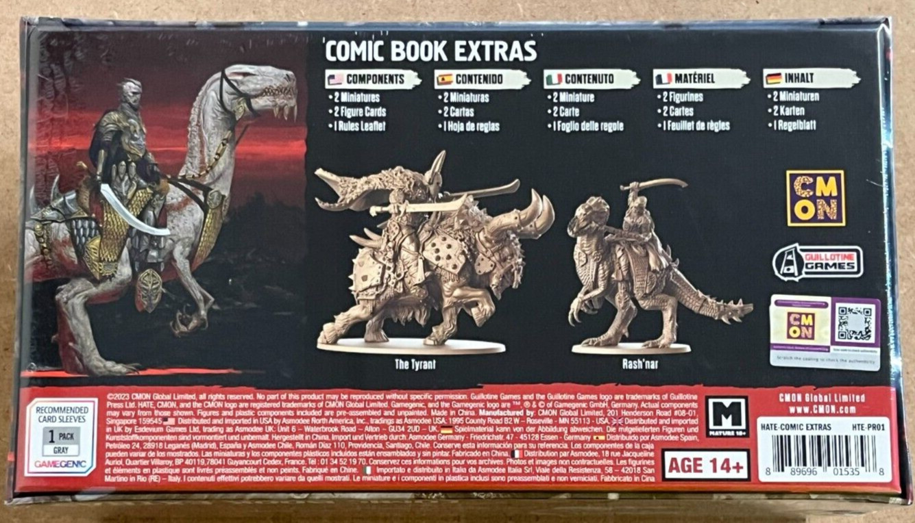 HATE – Comic Book Extras – (Kickstarter) HTE-PR01