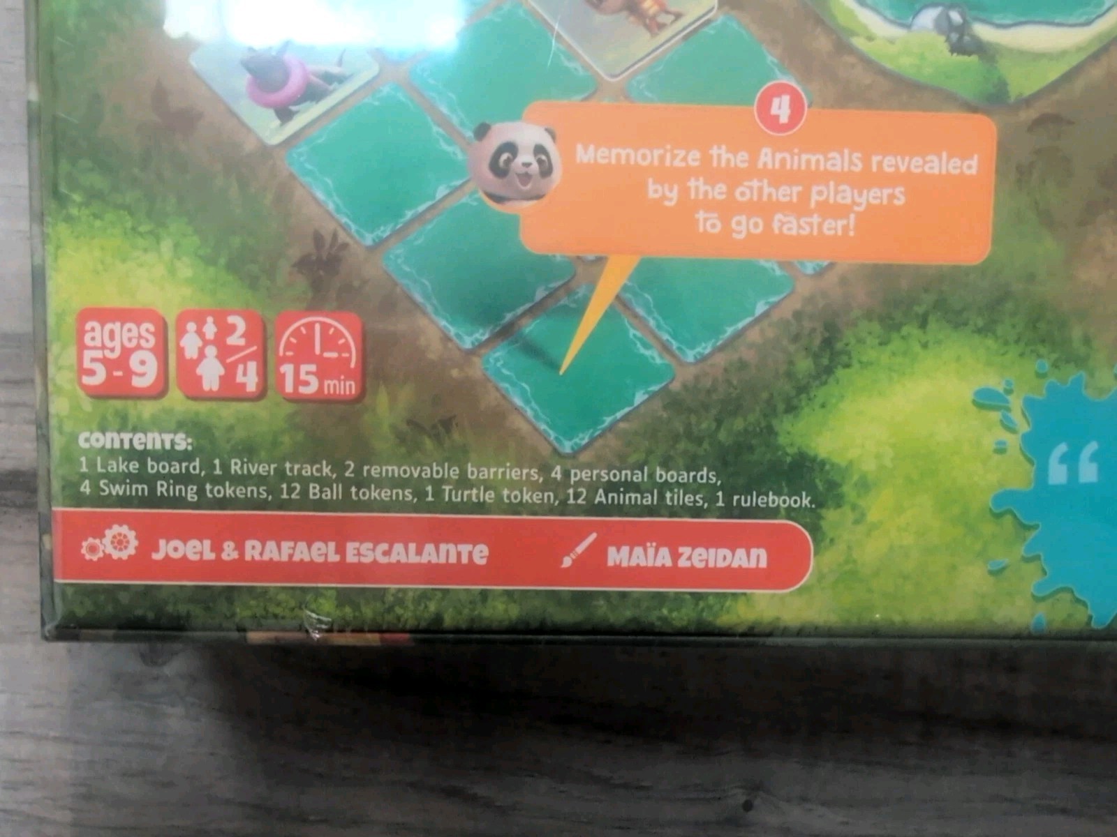 Turtle Splash Childrens Board Game Fun and Educational By Lucky Duck Games