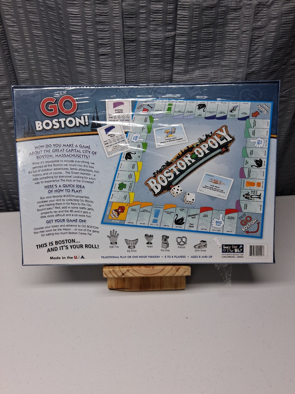 Boston Opoly Board Game Late For The Sky Monopoly Style New Factory Sealed