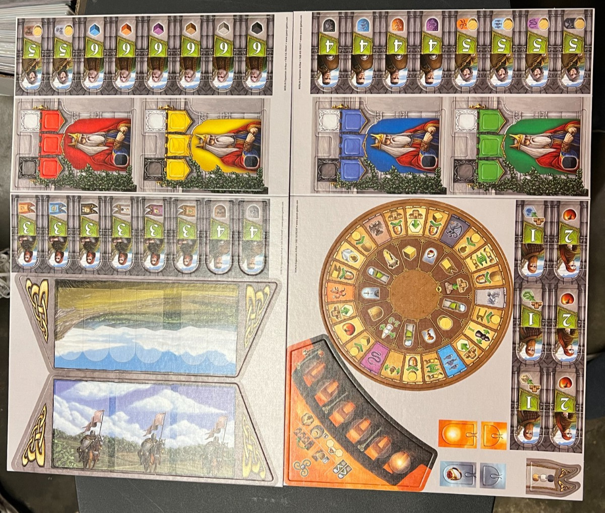 Merlin Board Game with Arthur Expansions Queen Games 2018 G1