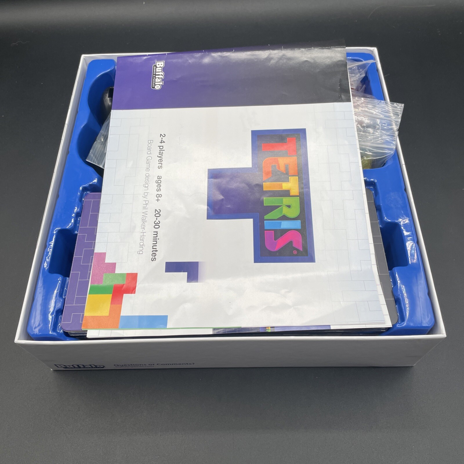 Tetris Strategy Stacking Head-to-Head Racing Board Game *Read