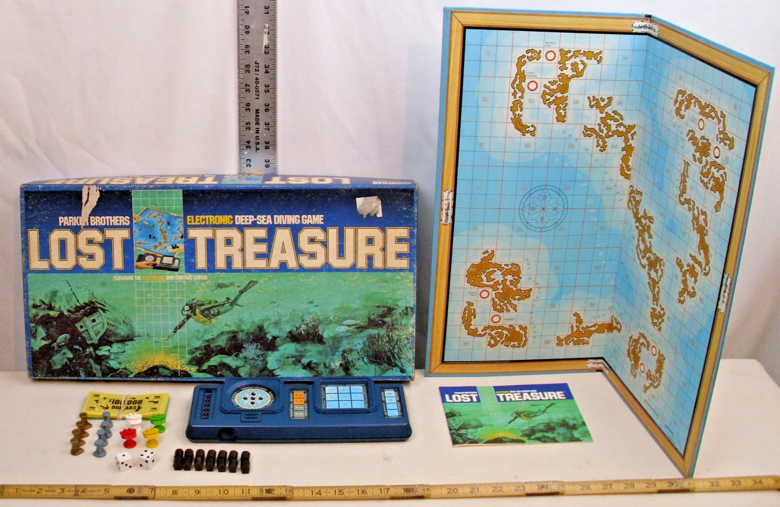 LOST TREASURE ELECTRONIC BOARD GAME PARKER BROTHERS WORKS BOXED