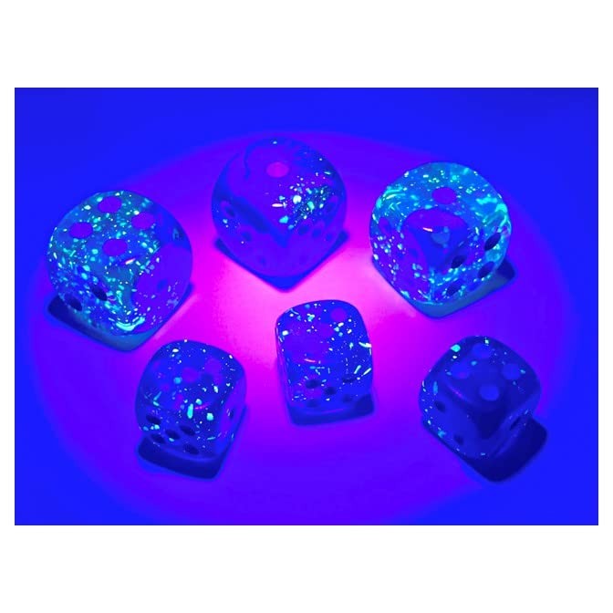 d6 Dice Cube 12mm Gemini Lum BUBUltbu – Chessex (Pack of 36)