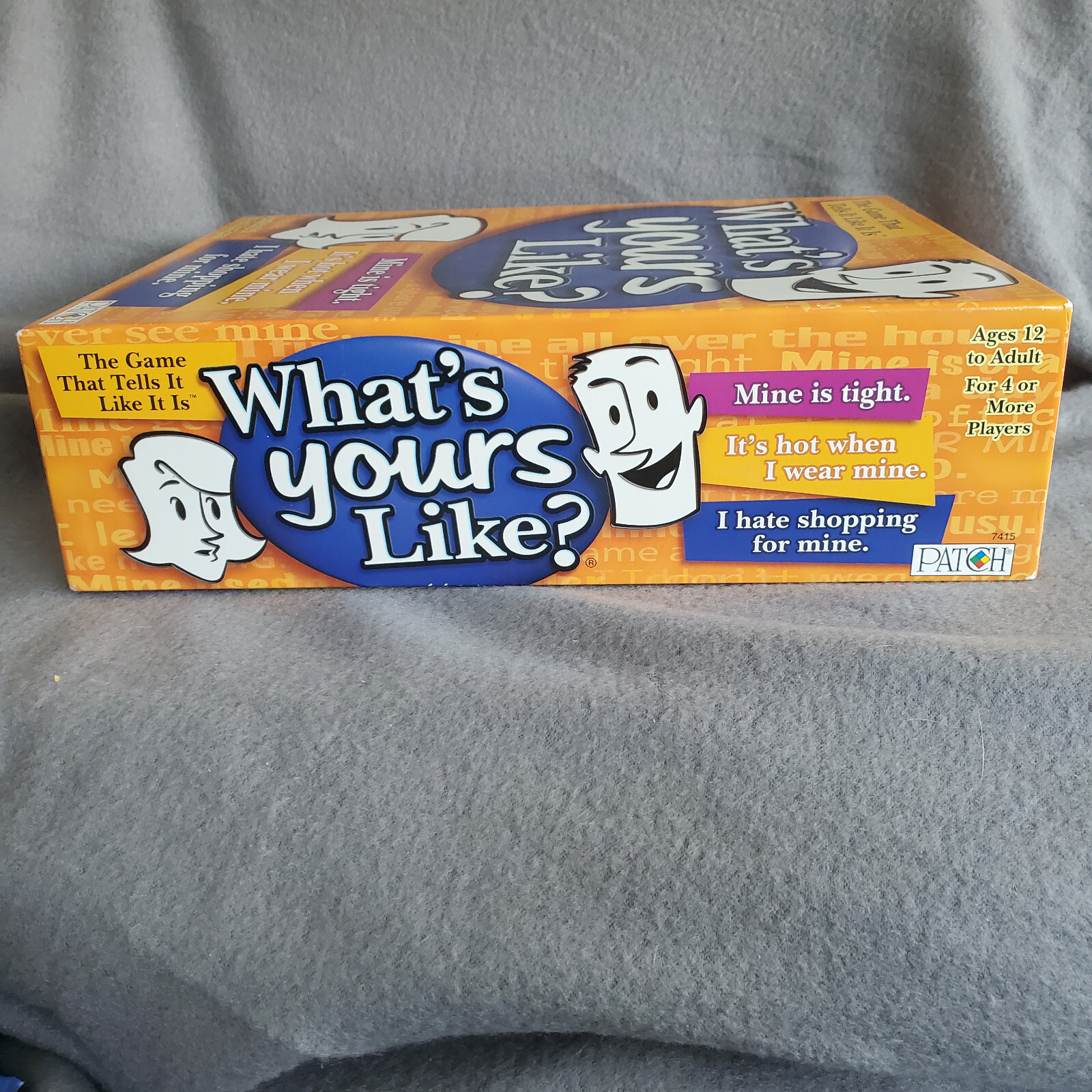 WHAT’S YOURS LIKE? Patch Family & Party Board Card Guessing Game – Complete