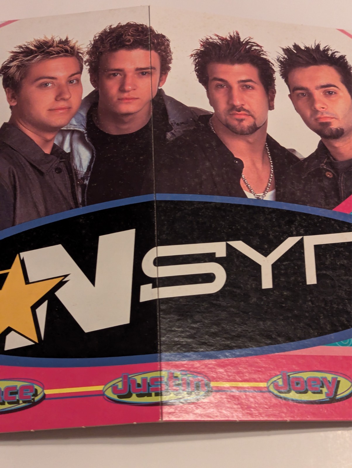 NSYNC Backstage Pass Board Game Patch Games 2000 BOARD ONLY – See Video