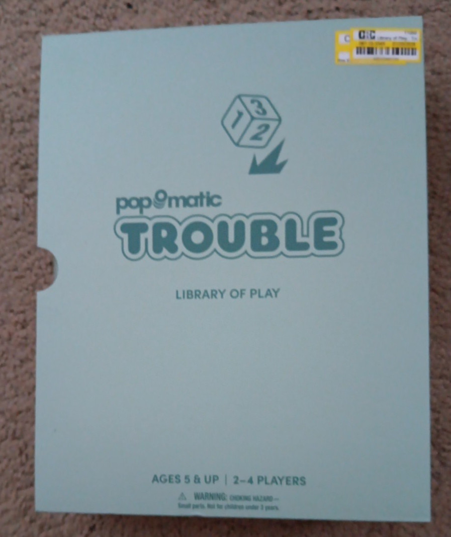 LIbrary of Play : Candy Land; Chess; Clue; Guess Who? Scattergories; Trouble;