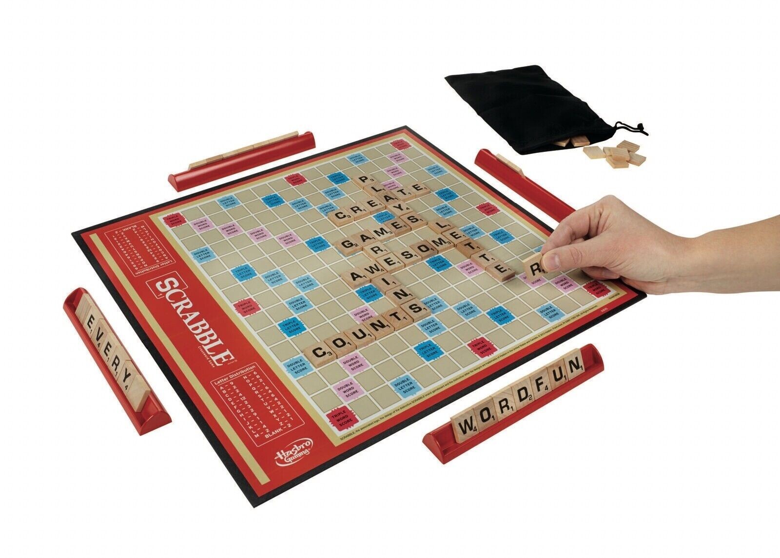 New Scrabble Game the classic crossword game for ages 8+