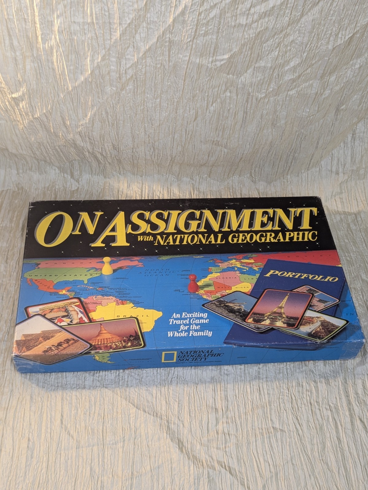 On Assignment with National Geographic Board Game Complete 1990 Vintage Game Fun