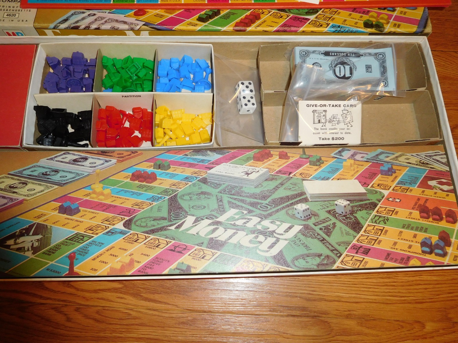 VTG 1974 Milton Bradley Easy Money Board Game #4620 100% Complete