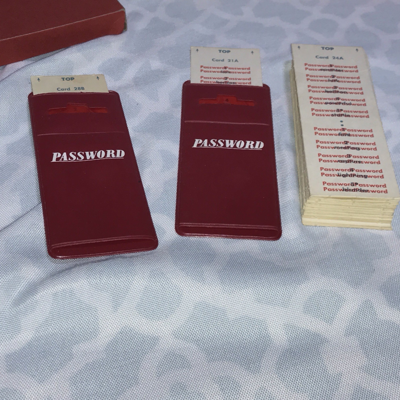 Milton Bradley Password Vintage Word Game 1963 MPN 4260 2+ Players