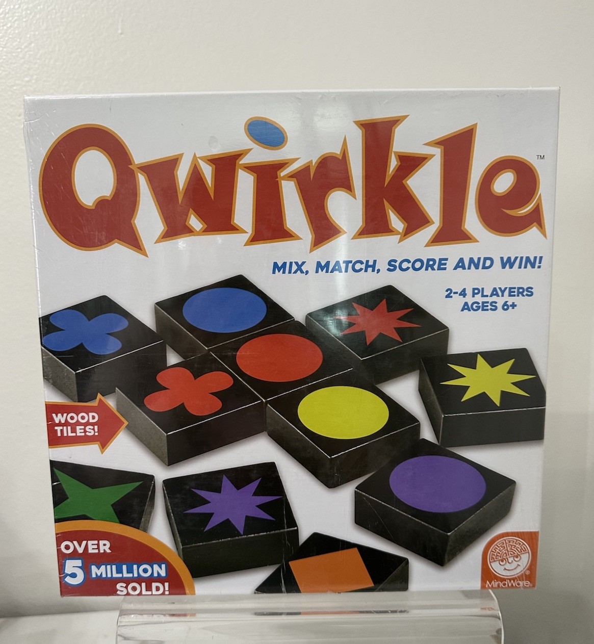 Qwirkle Board Game Wood Tile By Mindware New 2-4 Players