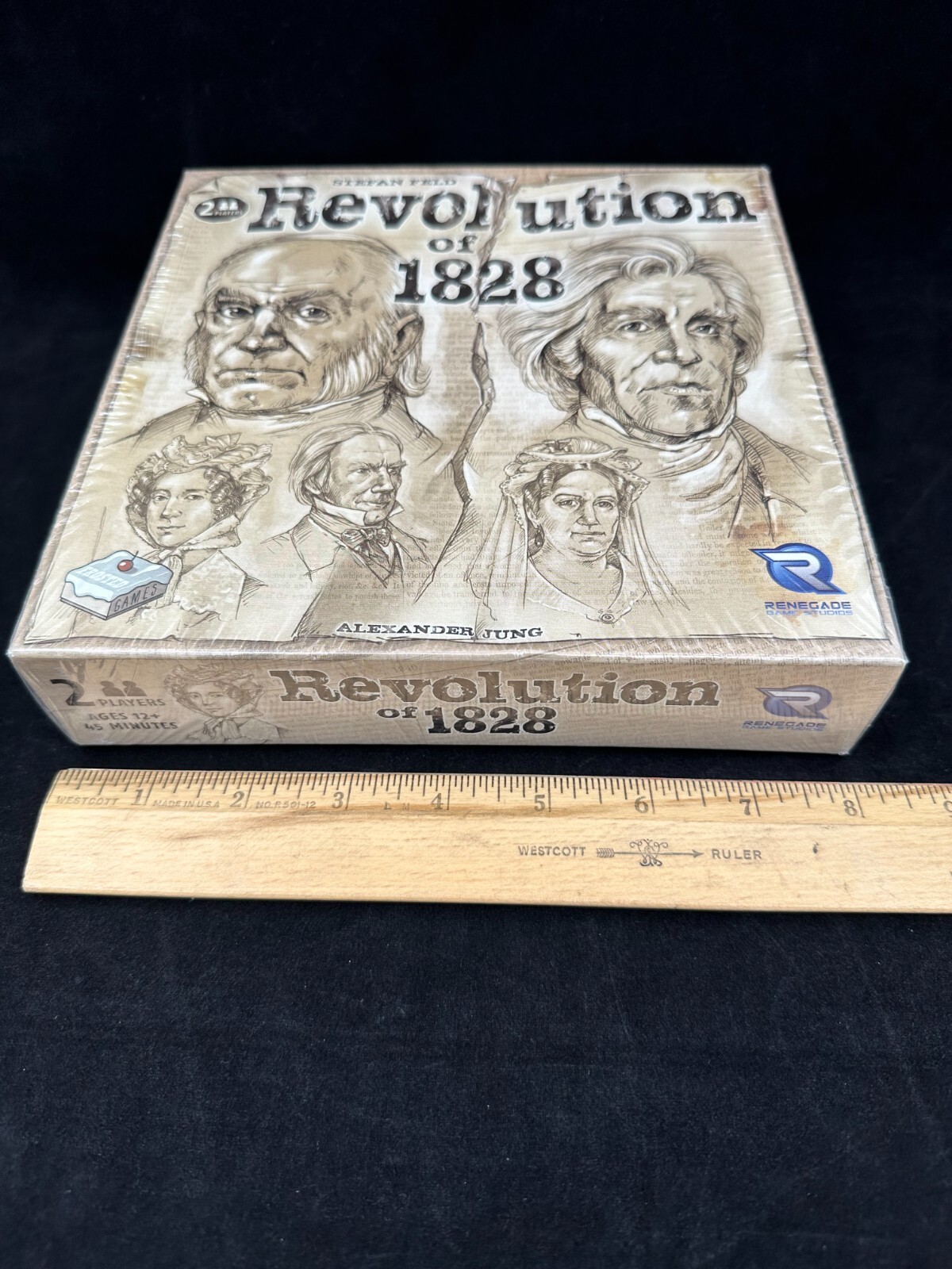 Revolution of 1828 Board Game New Sealed Stefan Field Renegade Studios 2019