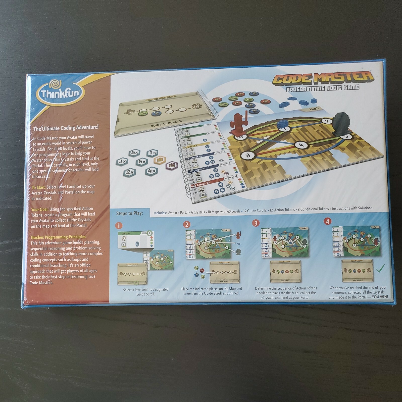 Think Fun Code Master Programming Logic Game Ignite your Mind NIB