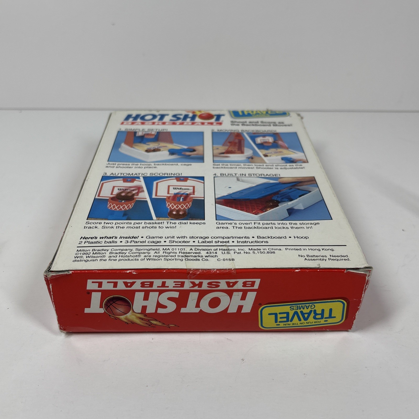 1992 Milton-Bradley Motorized Hot Shot Basketball Travel Game New & Sealed