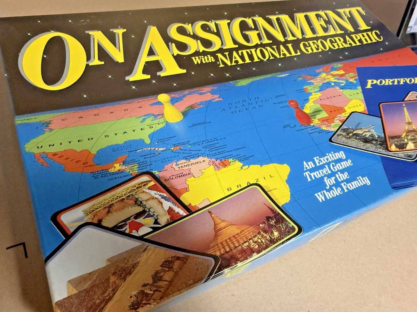 On Assignment With National Geographic Travel Board Game Vintage MINT CONDITION