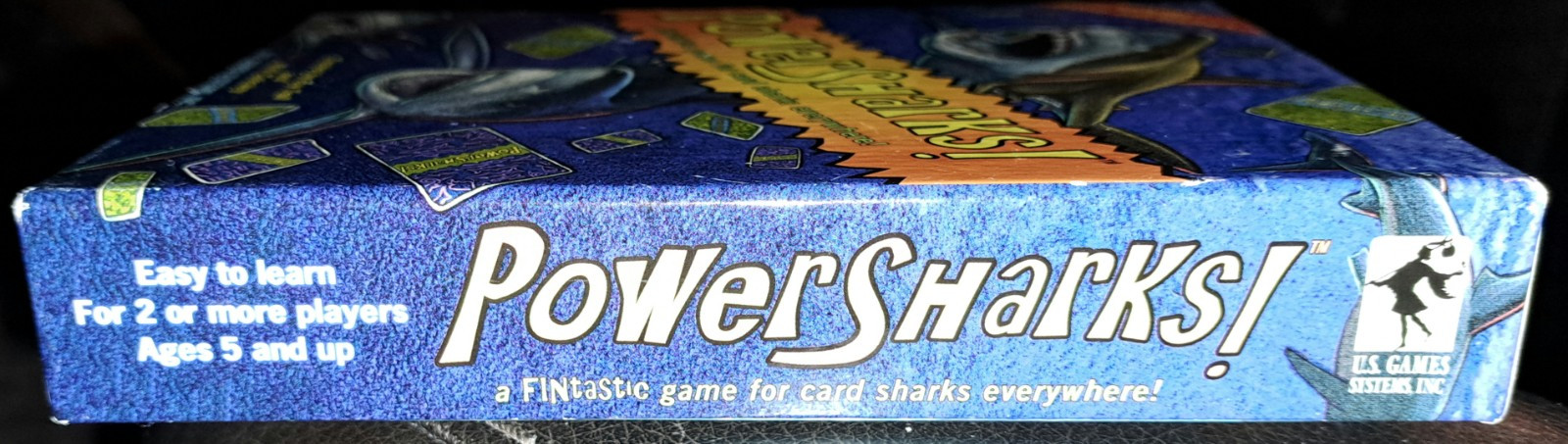 Powersharks! Card Game – US Games Systems Complete With Stickers and Poster