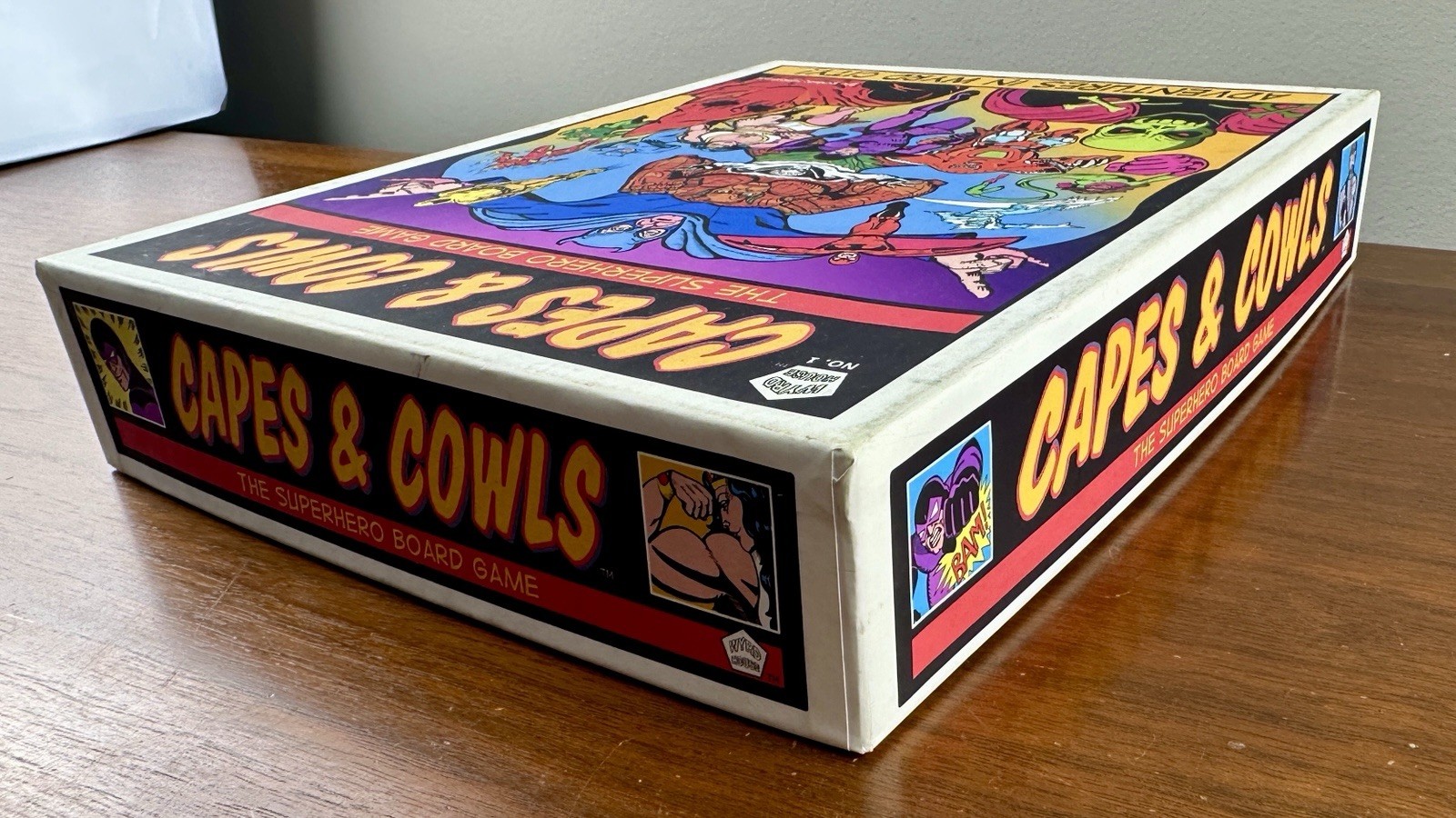 Capes & Cowls: The Superhero Board Game Adventures in Wyrd City Ultra Super Rare