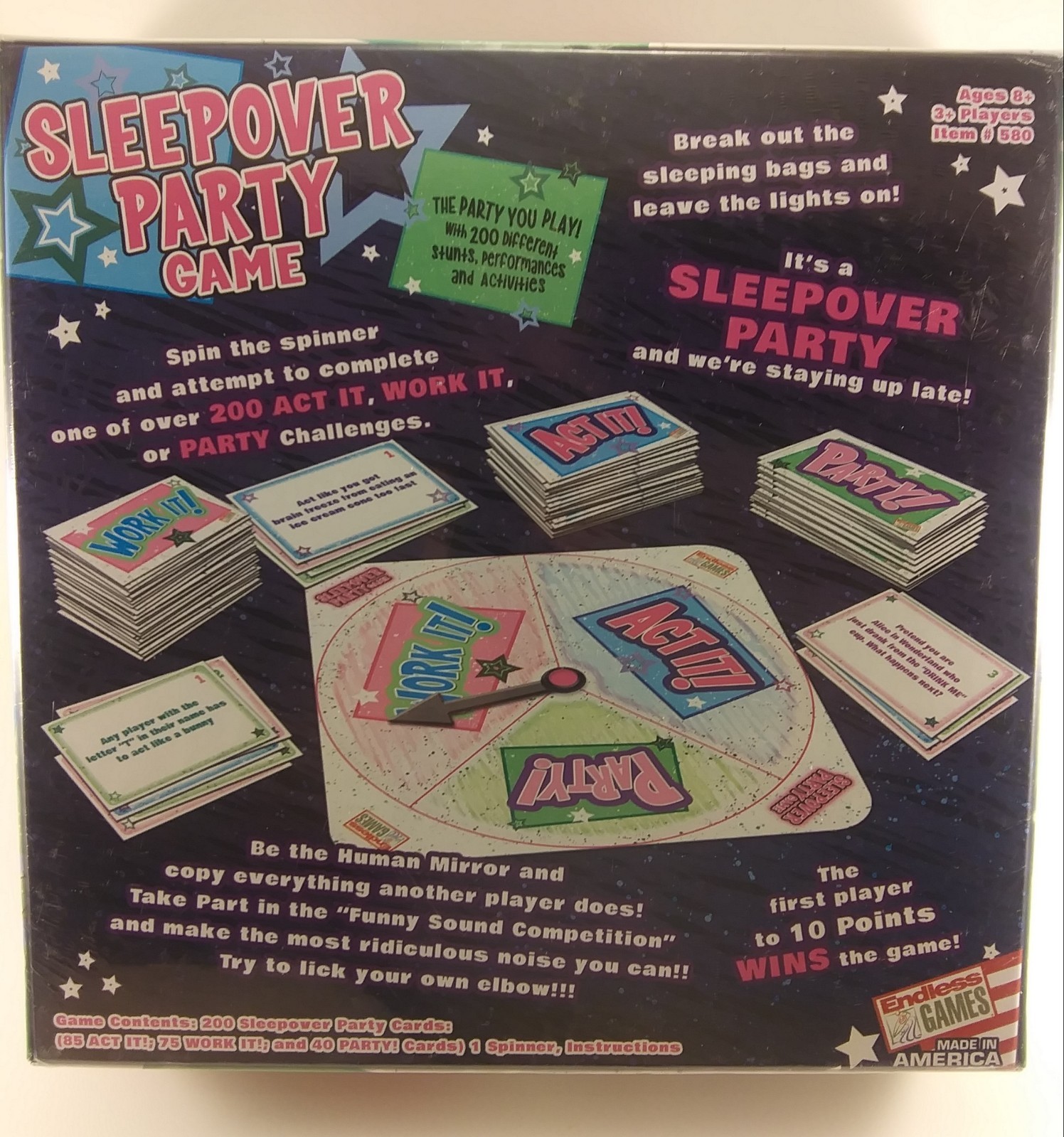 Endless Games The Sleepover Party Game New Board Game Sealed in Box
