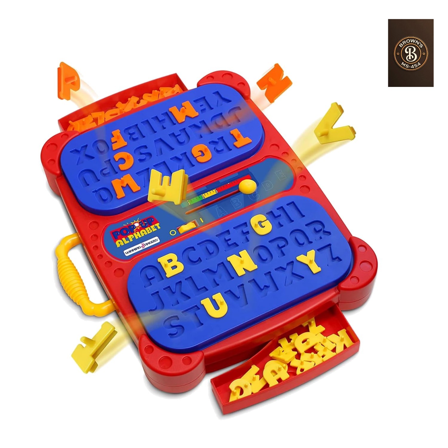 Pop Up Board Game 2-Player | Preschool Game with Alphabet Puzzle Pieces | Edu…