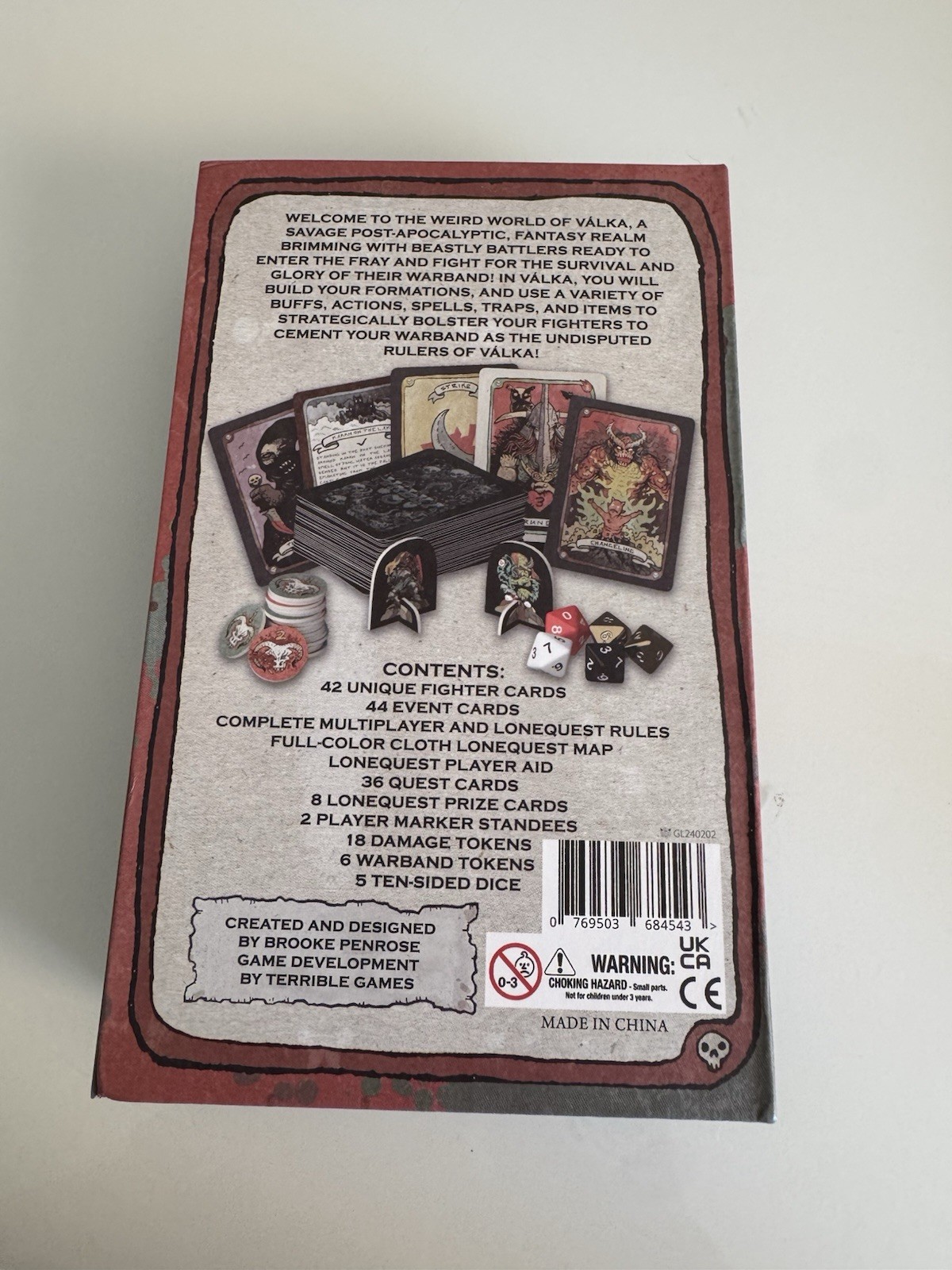 Valka Board Game Kickstarter Edition By Terrible Games Complete EXC