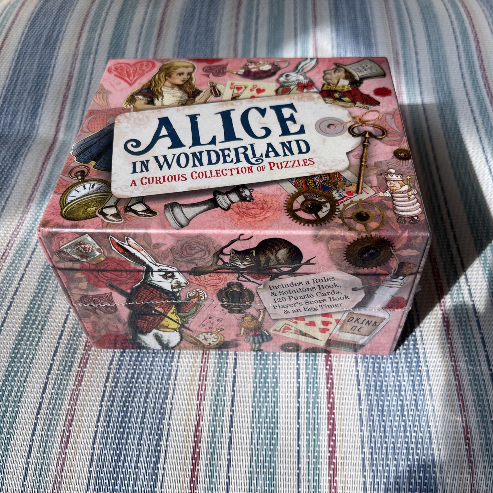 Alice in Wonderland Curious Collection of Puzzles Sterling Innovation NEW Games