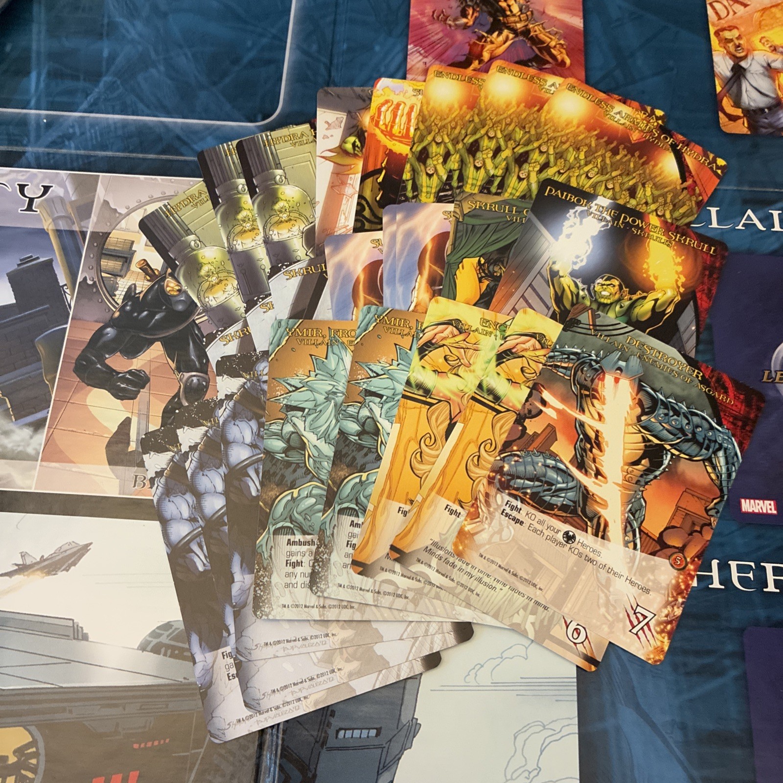Legendary A Marvel Deck Building Card Game Base Set 2012 Missing 1 Sentinel Card