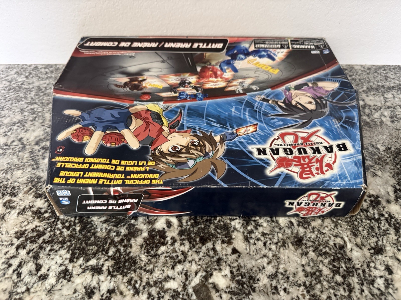 NEW Bakugan Battle Arena Collapsible Red/Black Box 2007 NEW In BOX