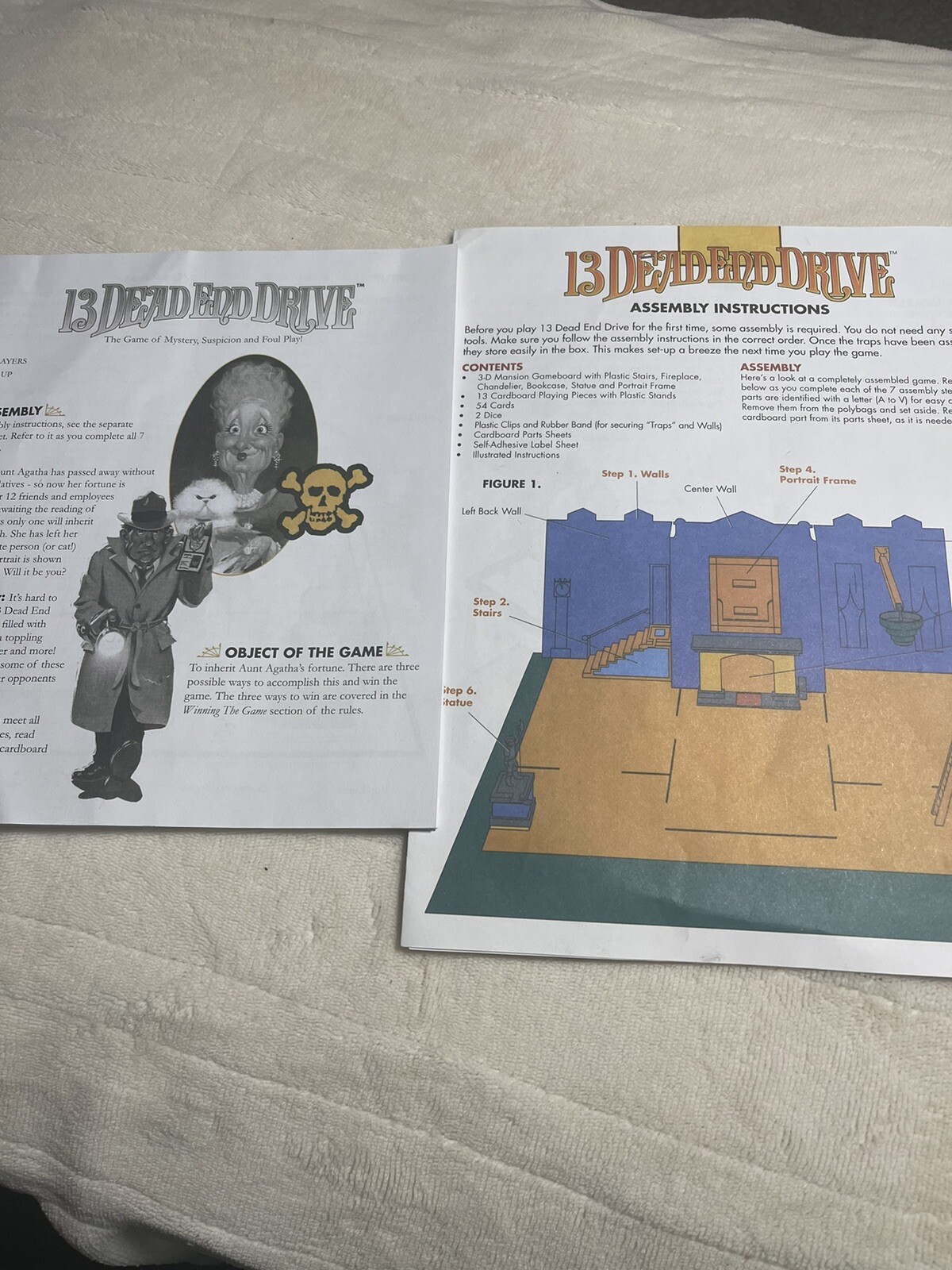 13 Dead End Drive Board Game Replacement Part-Game Board Only!