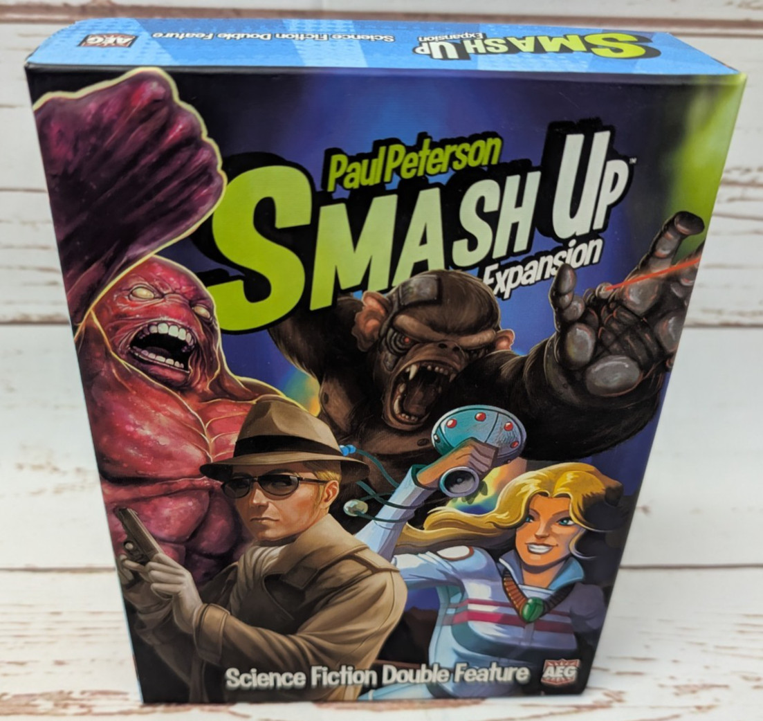 Smash Up Science Fiction Double Feature Expansion Board Card Game AEG