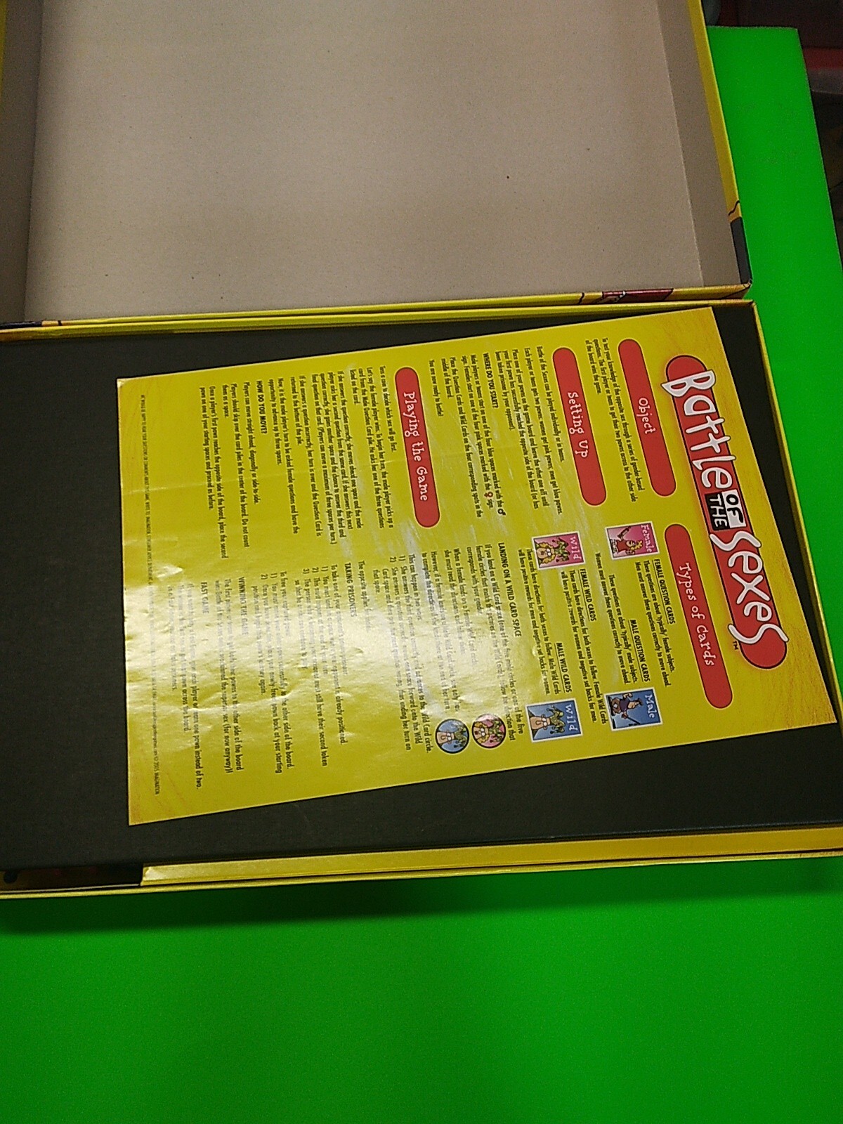Battle of the Sexes 2nd Edition Board Game Complete Good Condition