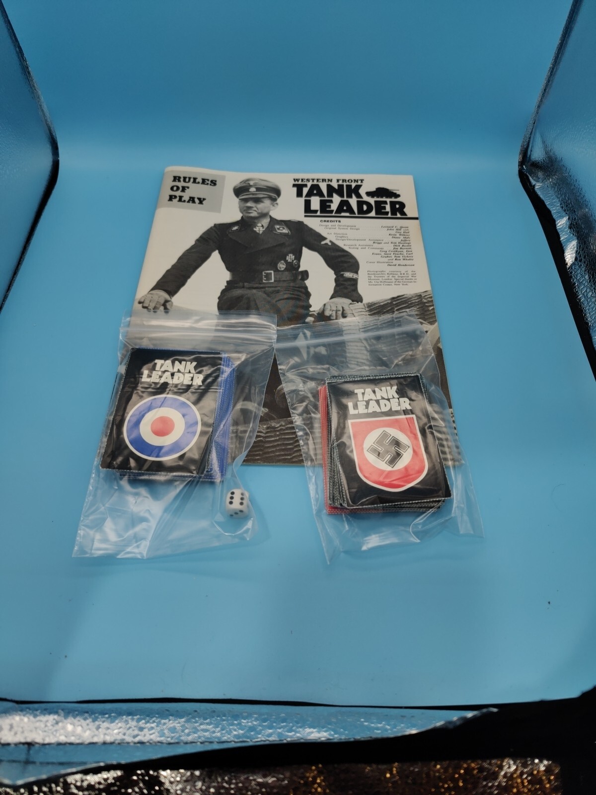 Western Front Tank Leader by West End Games Complete punched counters clipped