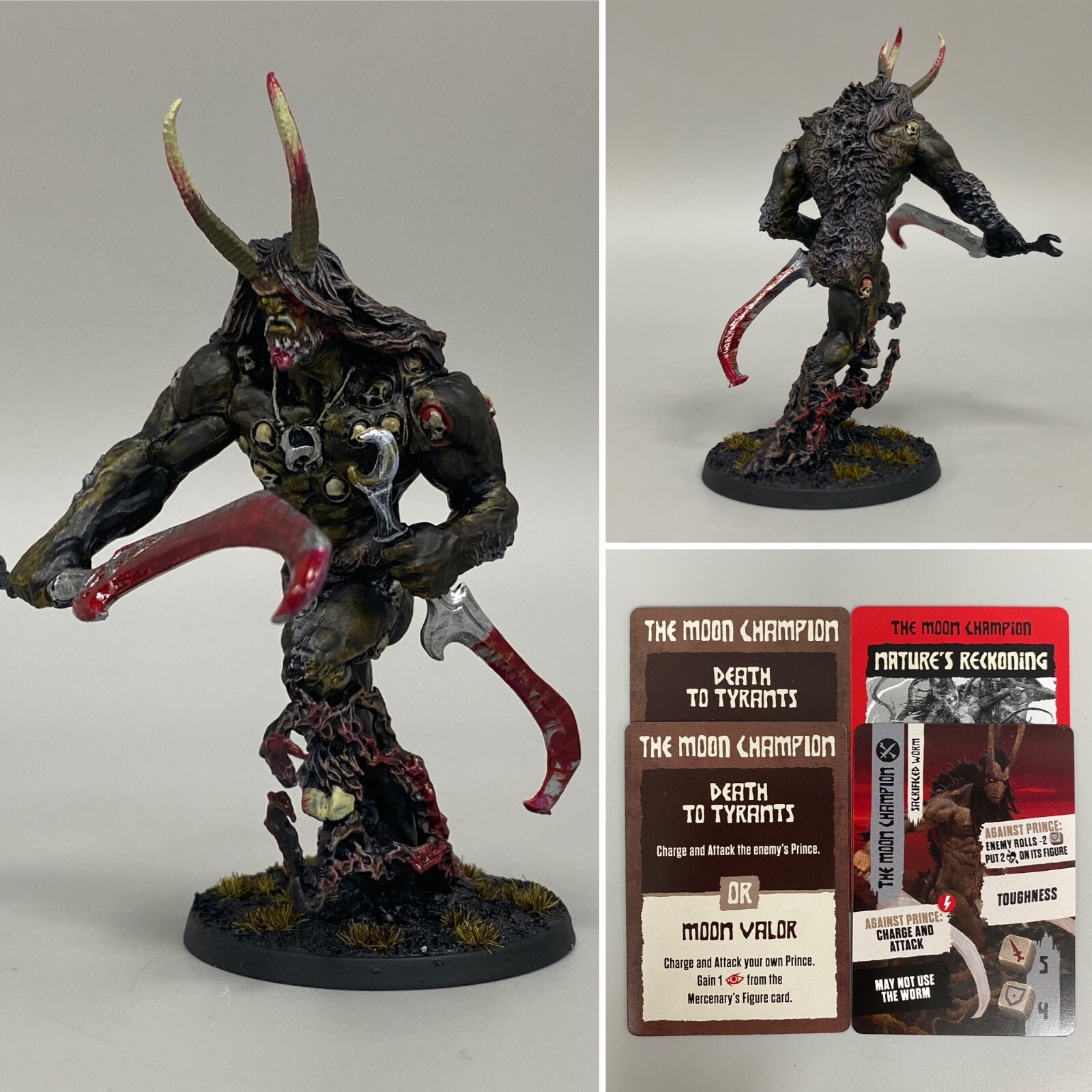 HATE MERCENARY THE MOON CHAMPION PAINTED CHAOS RPG FANTASY TROLL CHAOS MAN BEAST