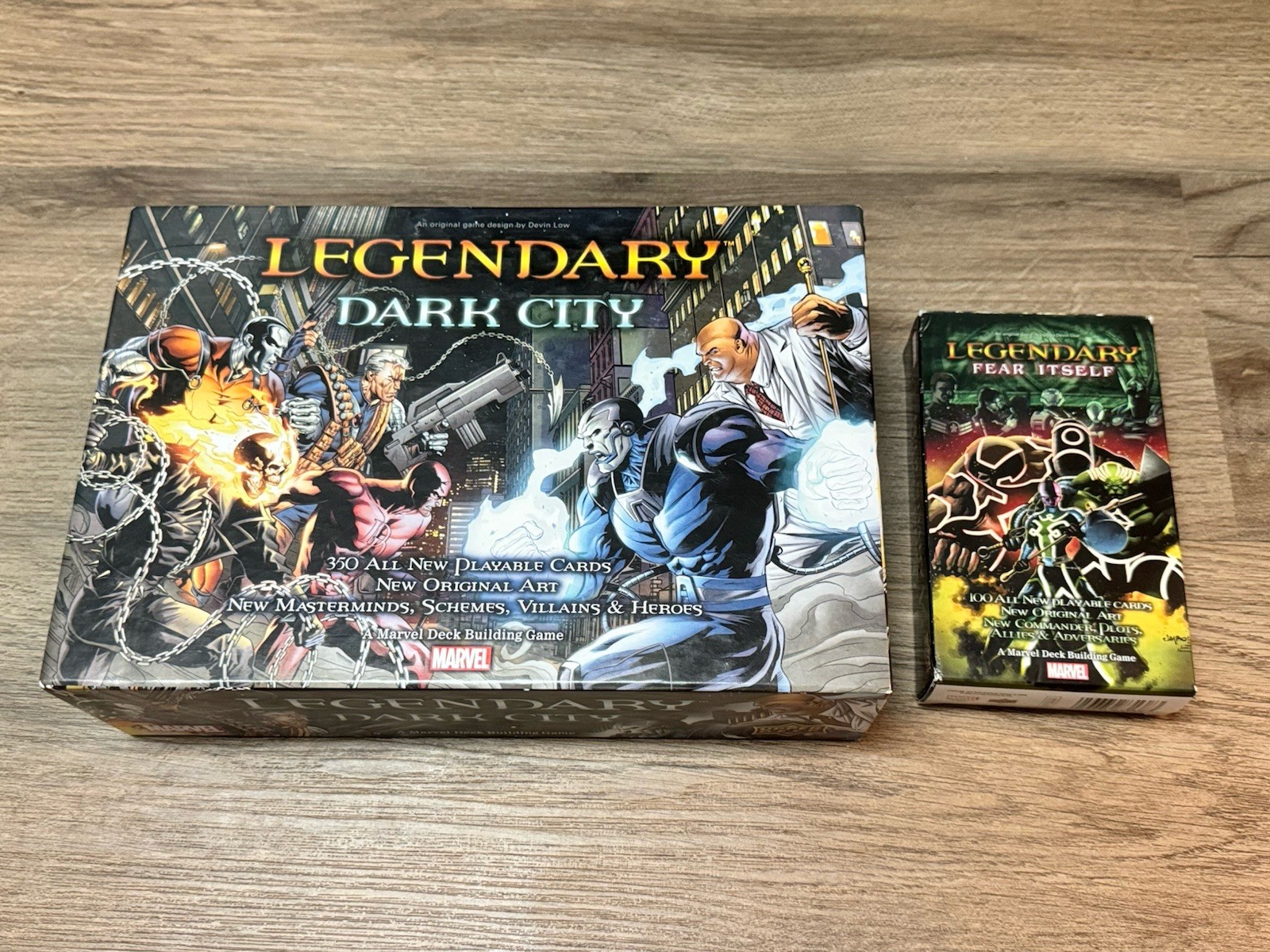 Marvel Legendary Expansion Bundle – Dark City & Fear Itself 100% Complete 1st Ed