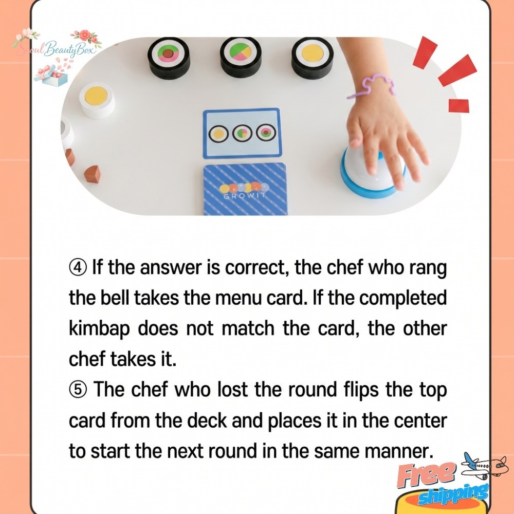 Growit Pick Me Roll Me Gimbap Master Board Game Dexterity Korea