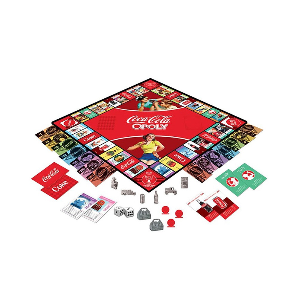 Masterpieces Coca Cola Checkers Board Game