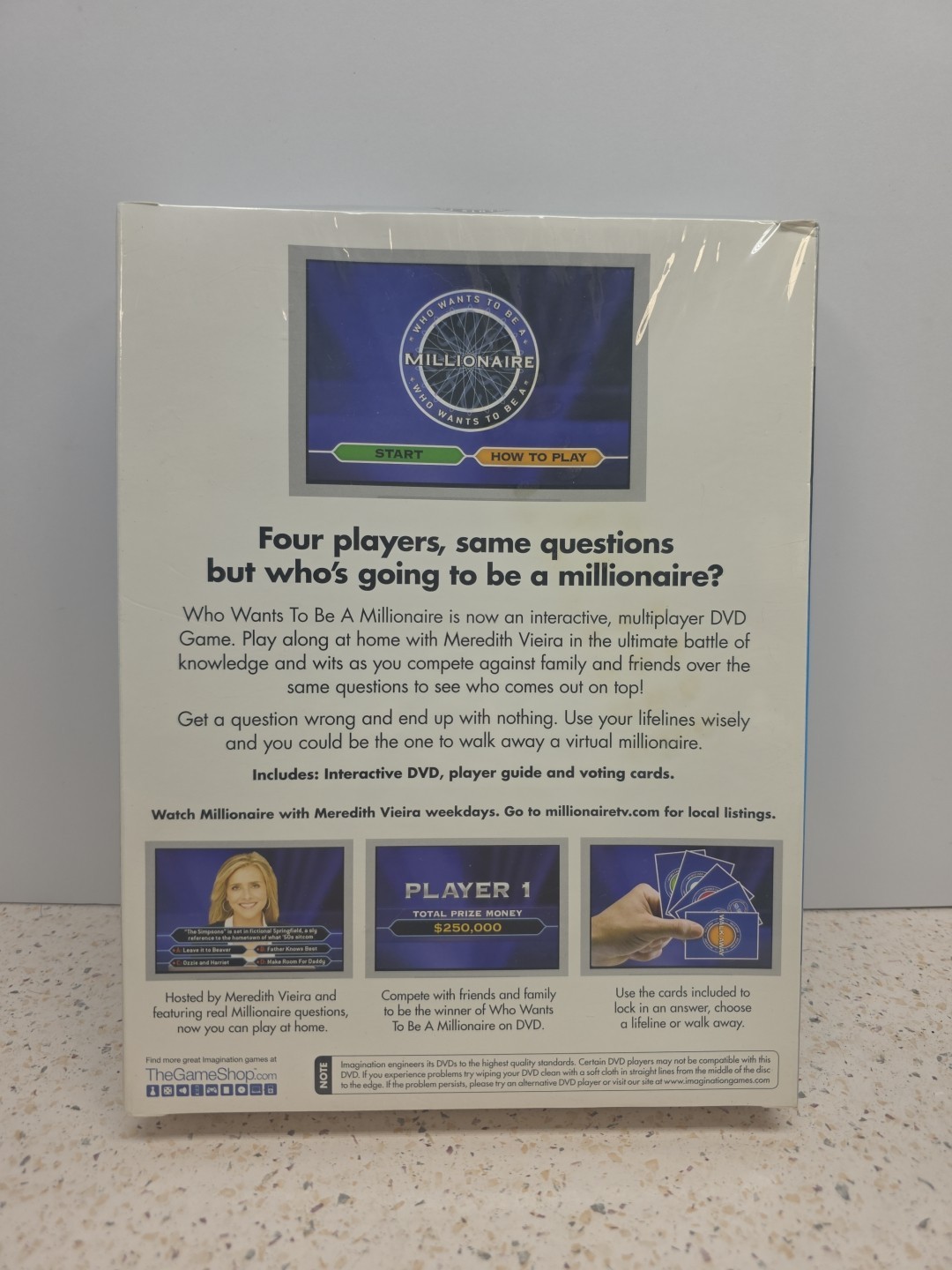 Who Wants To Be A Millionaire Multi Player DVD Game. Brand New! Sealed 🔵